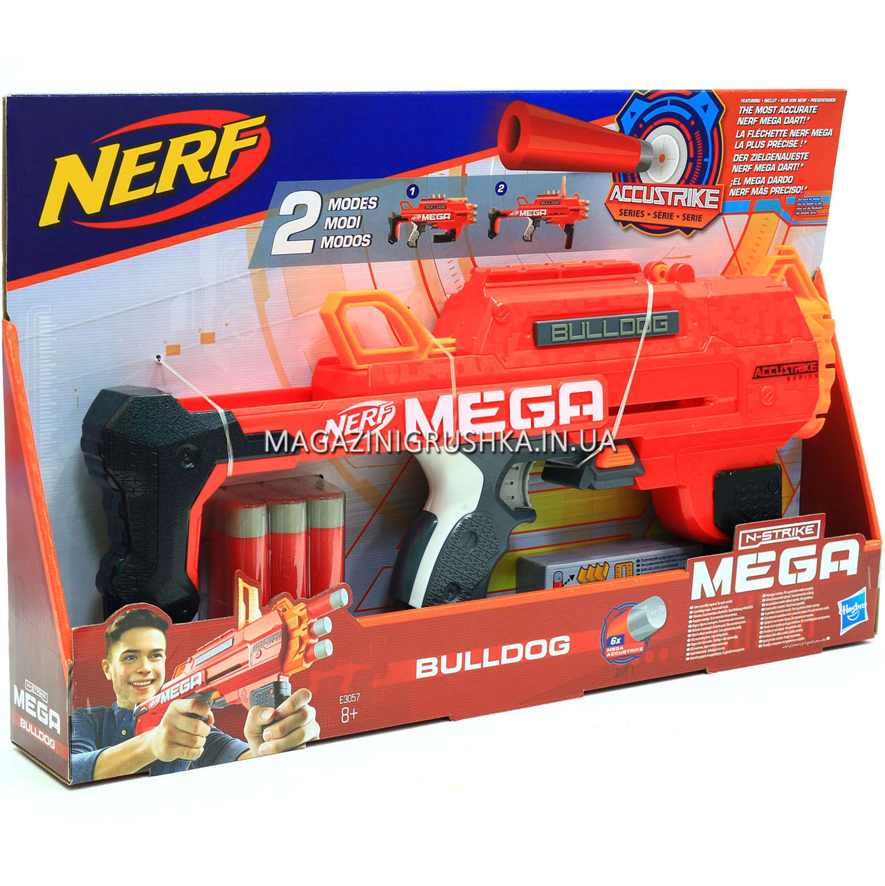 

Бластер Hasbro Nerf Мега Бульдог (E3057)