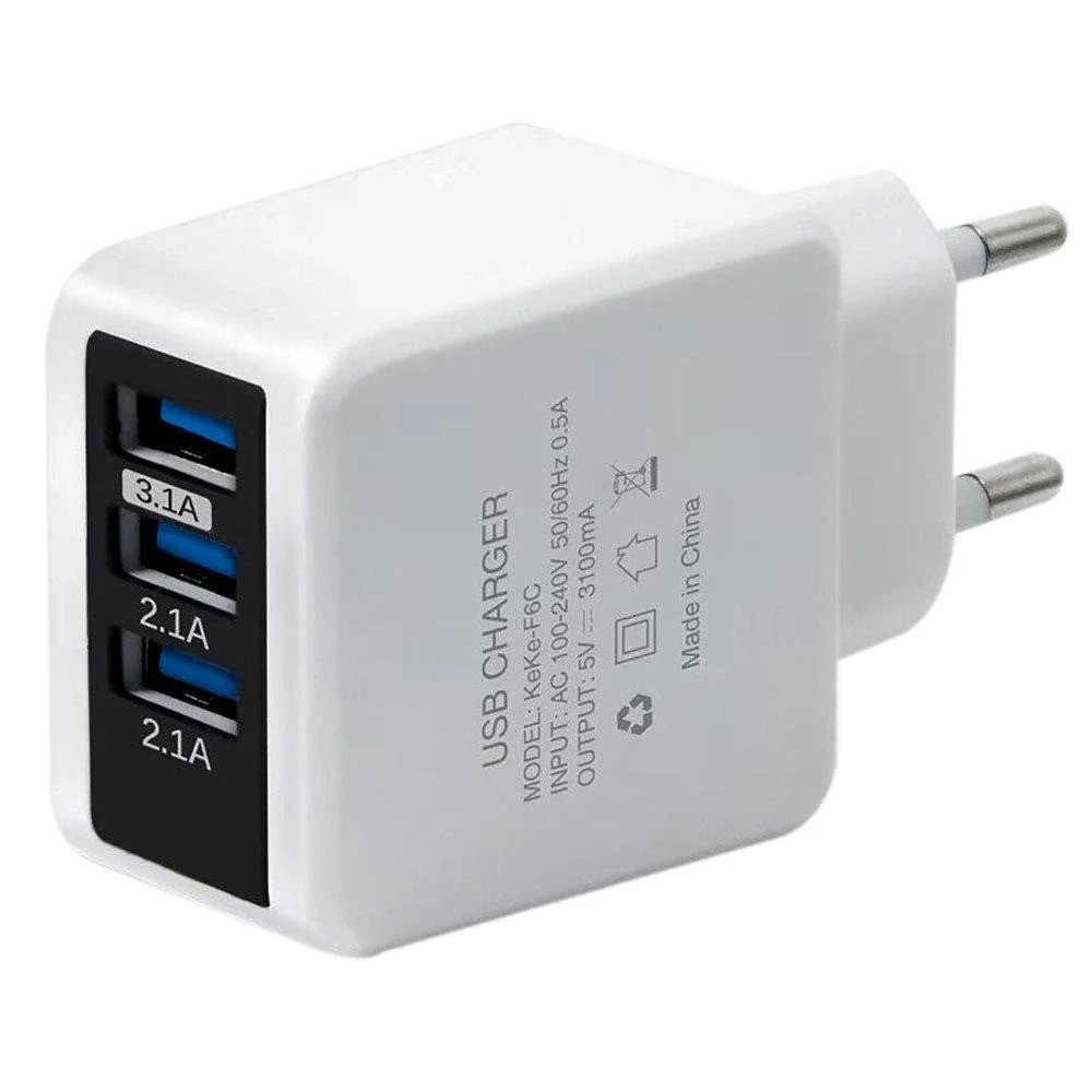 

Универсальный USB-адаптер зарядного устройства Original 3.1A USBx3