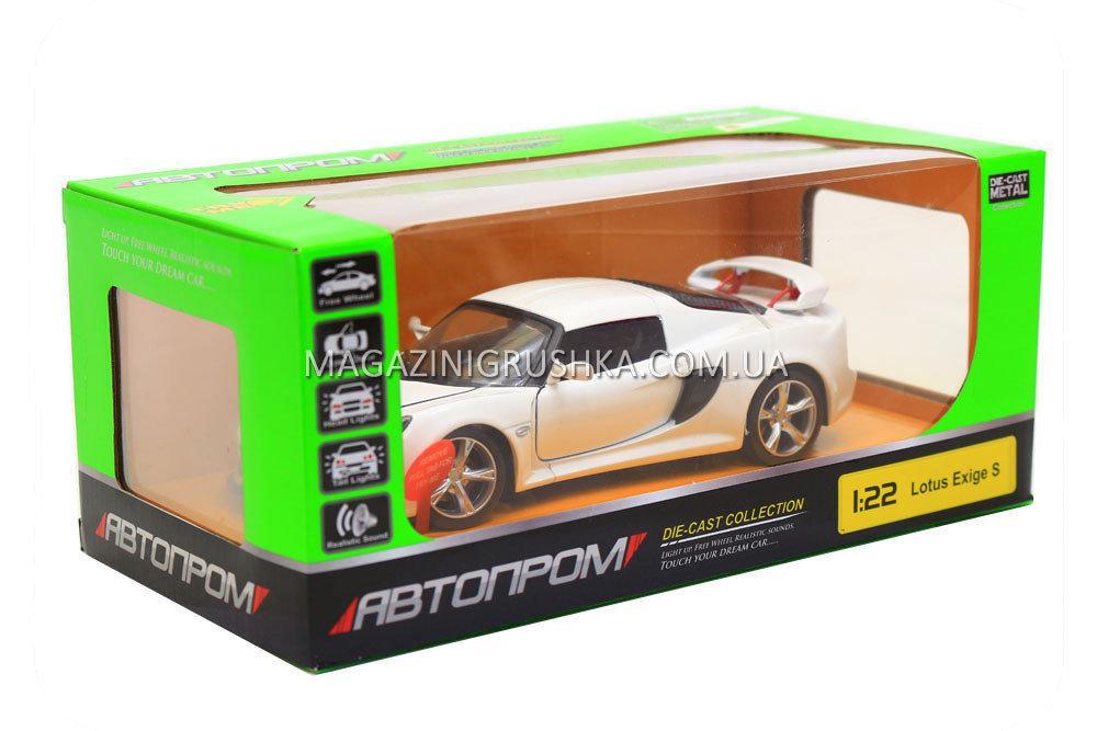 

Машинка игровая автопром «Lotus Exige» Белый 68246A