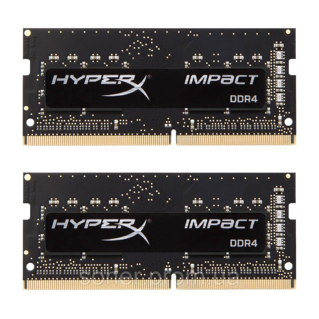 

Модуль памяти для ноутбука SoDIMM DDR4 16GB (2x8GB) 2400 MHz HyperX Impact Kingston (HX424S14IB2K2/16)