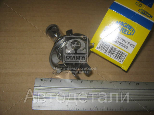 

Лампа H4 24V 75/70W P43t (кор.код. H4 24) (пр-во Magneti Marelli) 002156100000