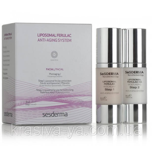 

Liposomal Ferulac Anti-Aging System - Омолаживающая система Шаг I + Шаг II , 30 мл+30 мл