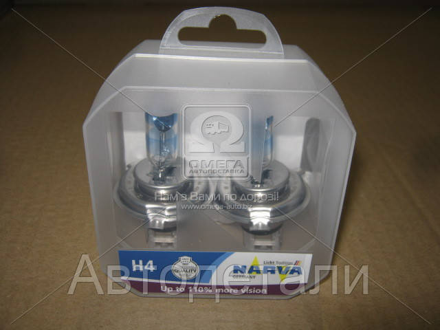 

Лампа накаливания SET H4 12V 60/55 W P43t RANGE POWER +110 (к-т 2шт) (пр-во Narva) 48061S2