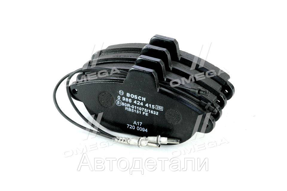 

Торм колодки дисковые (пр-во Bosch) 0 986 424 415