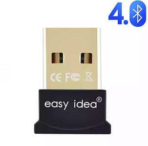 Easy Idea USB Bluetooth 4.0 блютуз адаптер для комп'ютера чіп Qualcomm CSR8510 A10