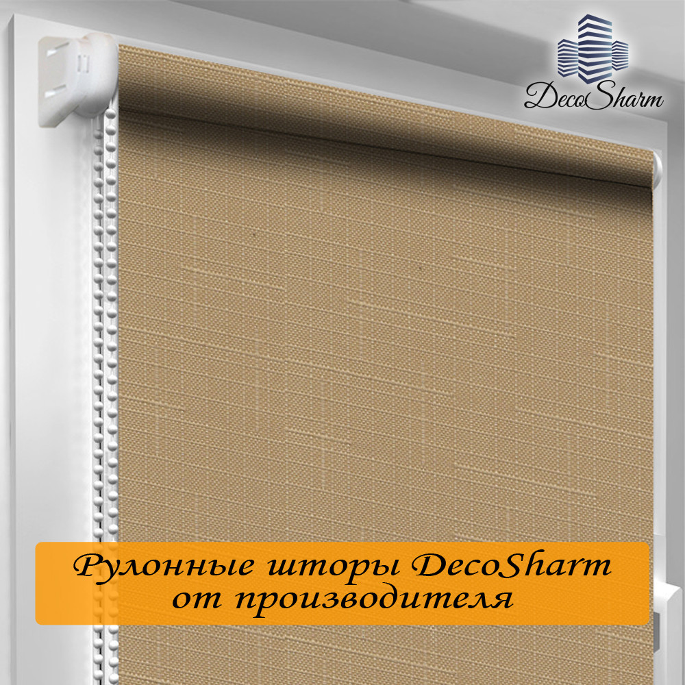 

Рулонная штора "DecoSharm" Лён 881 62.5 х 170 см