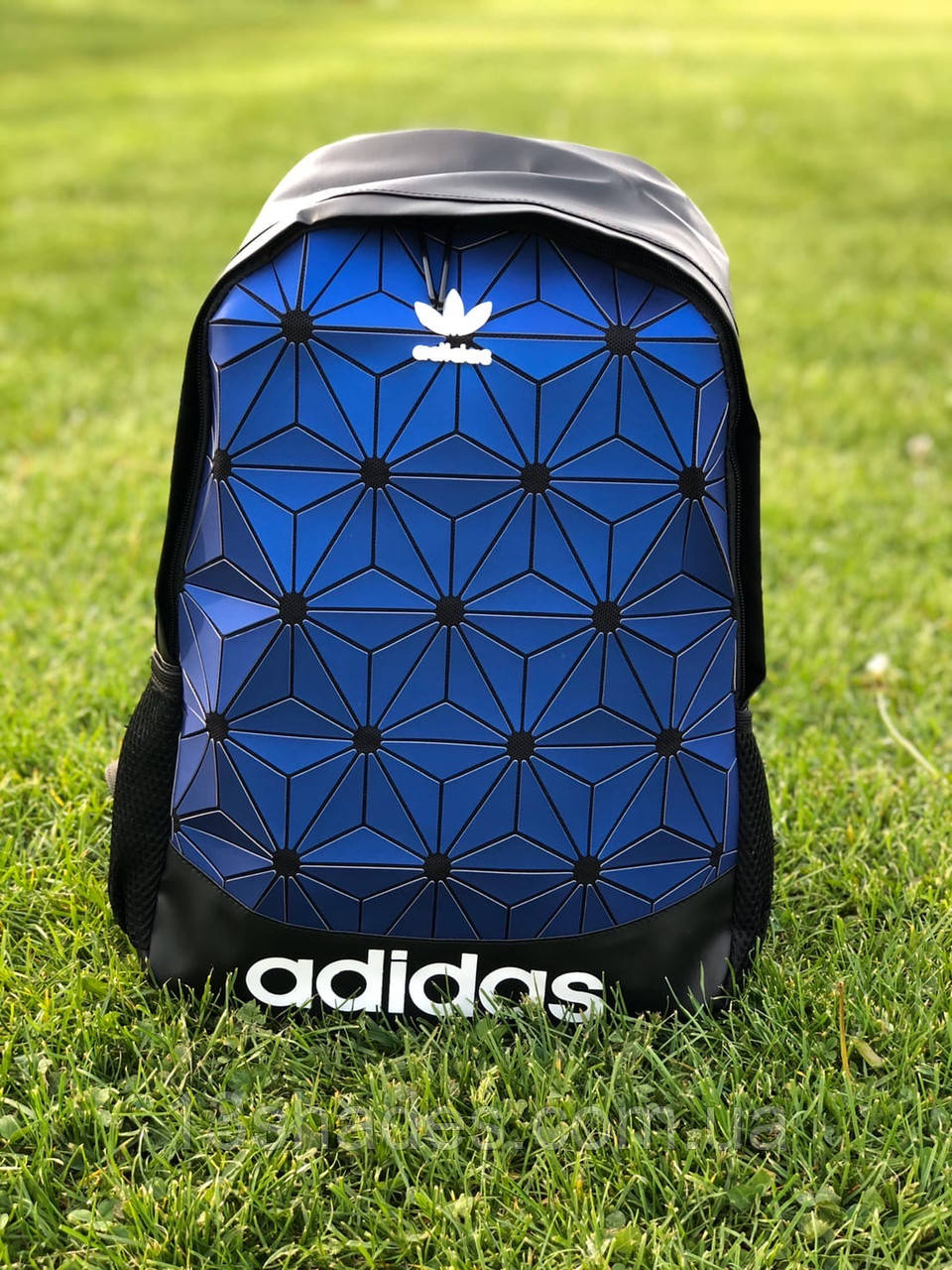 

Рюкзак 3D Adidas Urban Mesh Roll Up Blue синий мужской женский школьный рефлективный хамелеон Киев