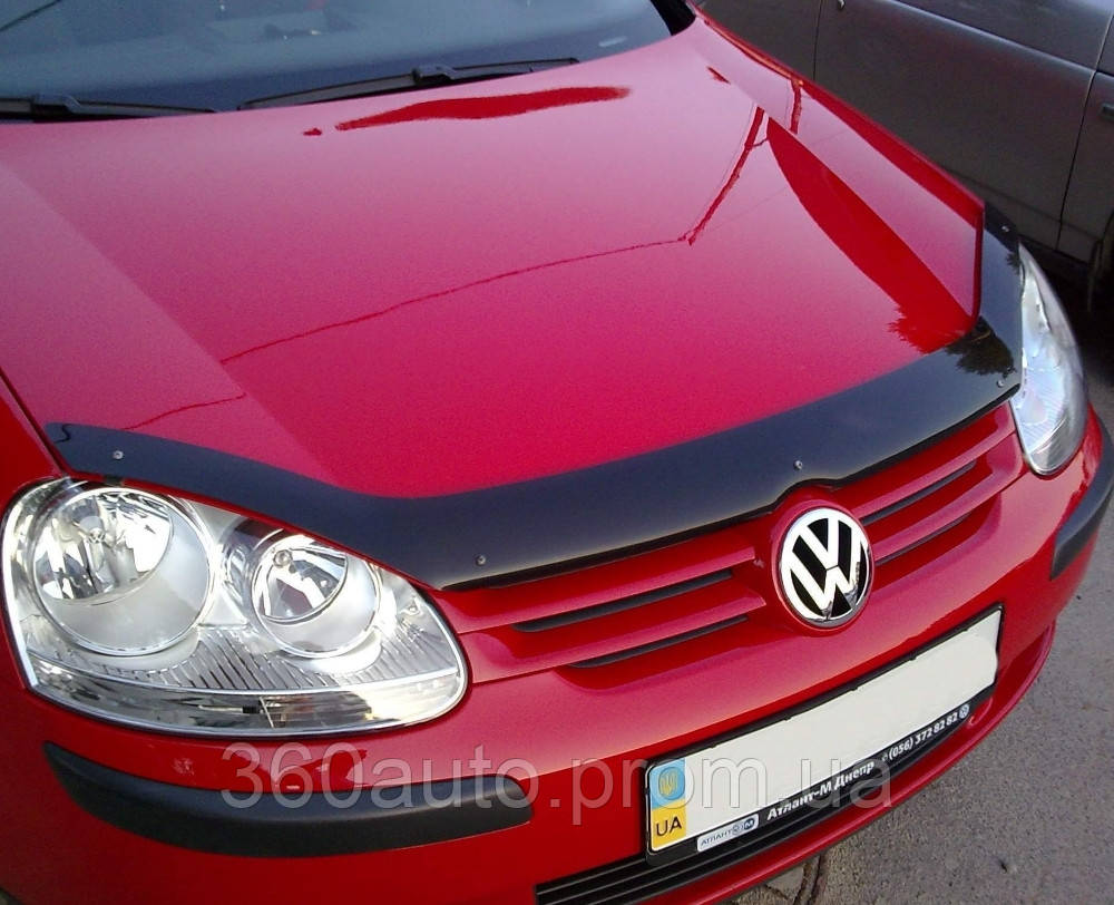 

Дефлектор капота на Volkswagen Golf V, Jetta 2005-2009 | Мухобойка EGR SG4825DS
