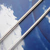 Серебряная цепочка, 650мм, 18 грамм, плетение Снейк, фото 2