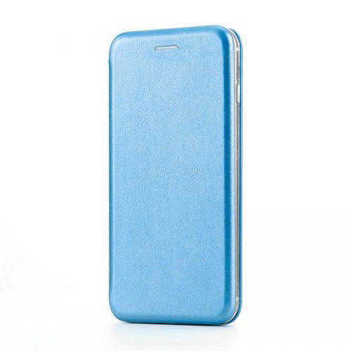 Кожаный чехол-книжка Epik Classy для Samsung Galaxy A10 Голубой (70715