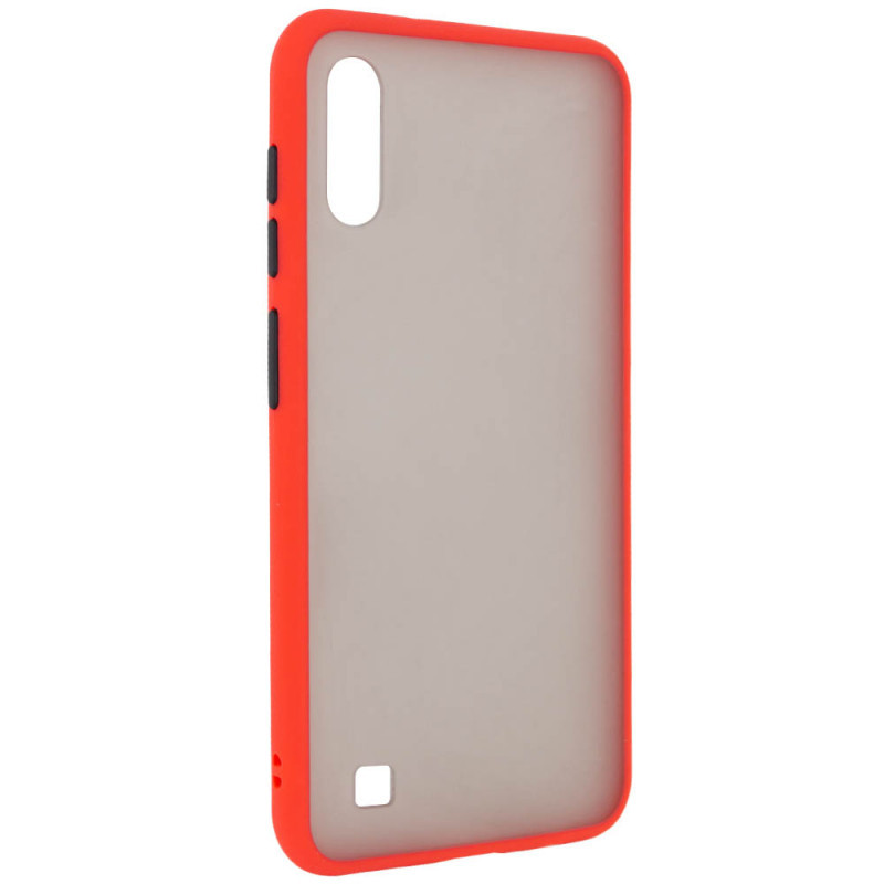 

TPU+PC чехол Epik Color Buttons для Samsung Galaxy A10 Красный (770704), Red