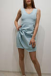 Стильное нарядное платье мини на подкладке копия диор, фото 4