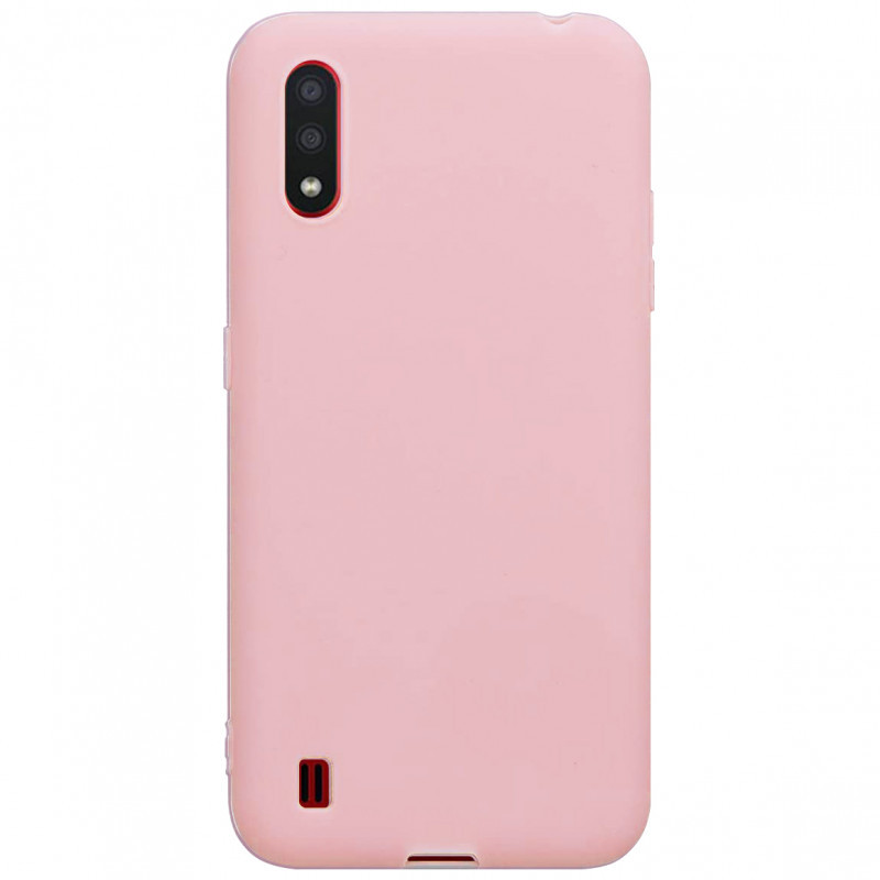 Силиконовый чехол Epik Candy для Samsung Galaxy A01 Розовый (883631)