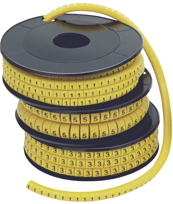 Архив Маркер кабельний МК3 - 6мм символ 