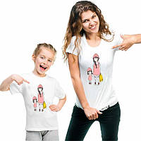 Парные футболки Family Look. Мама и сын/дочь "Мама и дочь"    Push IT