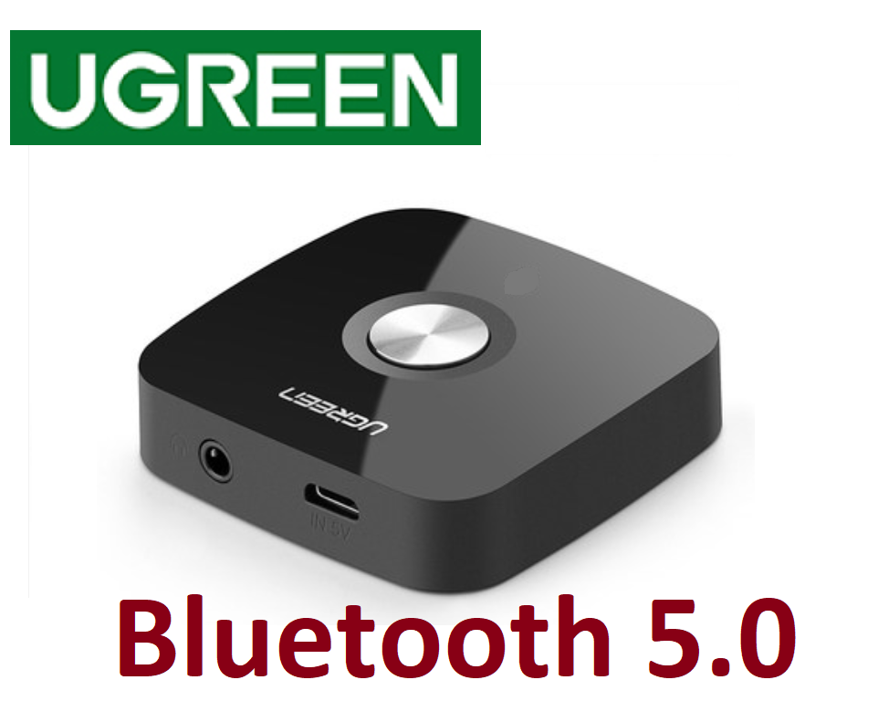 Bluetooth адаптер Ugreen Bluetooth 5.0  приемник 3.5 mm AUX 30444