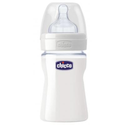 Бутылочка для кормления Chicco Well-Being 150 мл с силиконовой соской 