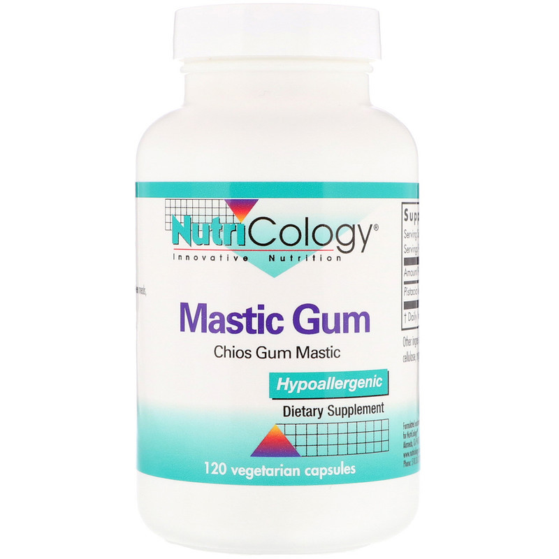 

Nutricology, Мастиковая смола, 120 растительных капсул