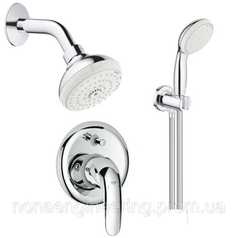 

Душевая система Grohe Euroeco 26000005, Хром