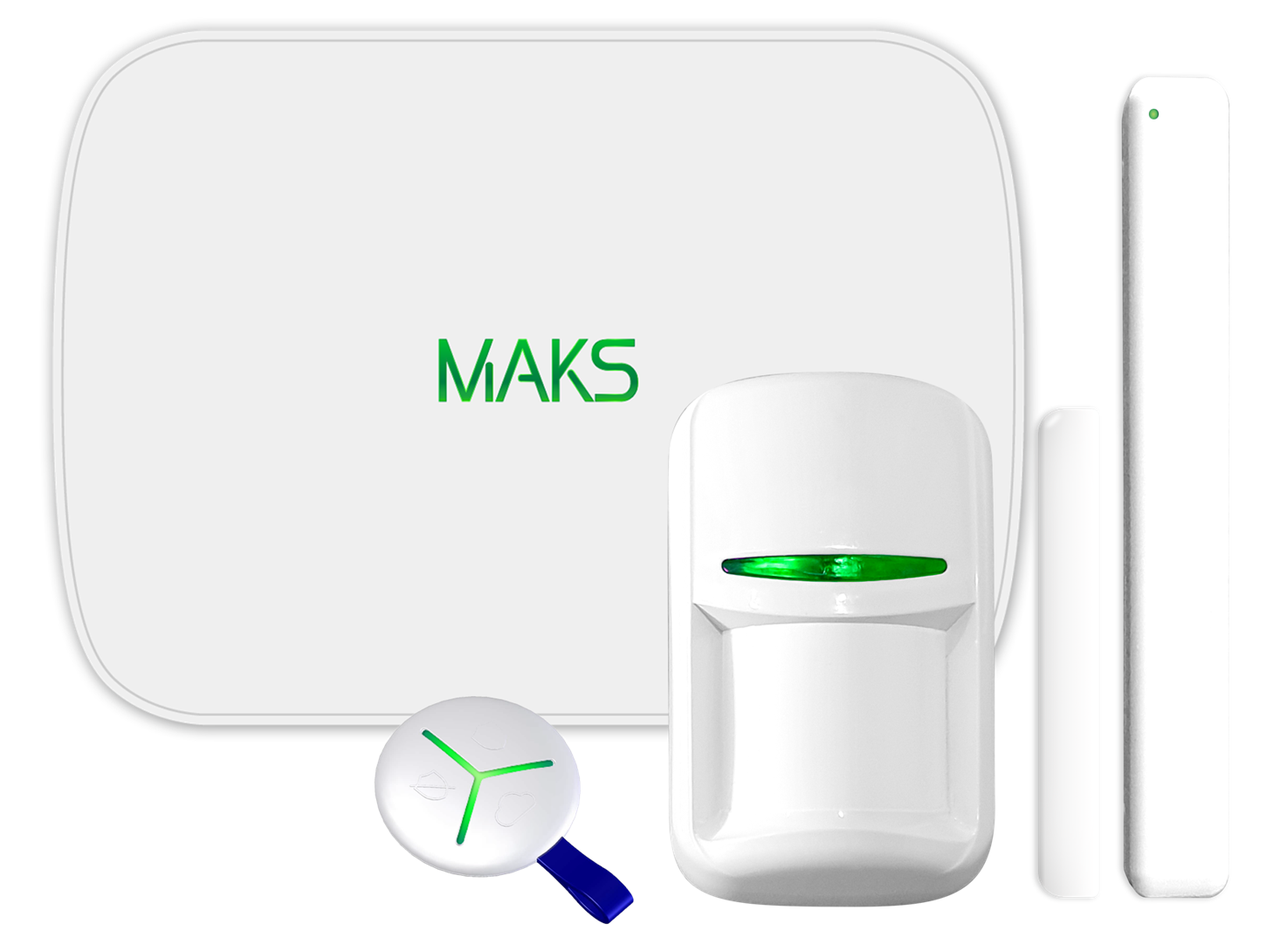 

Комплект беспроводной охранной сигнализации MAKS PRO WiFi S