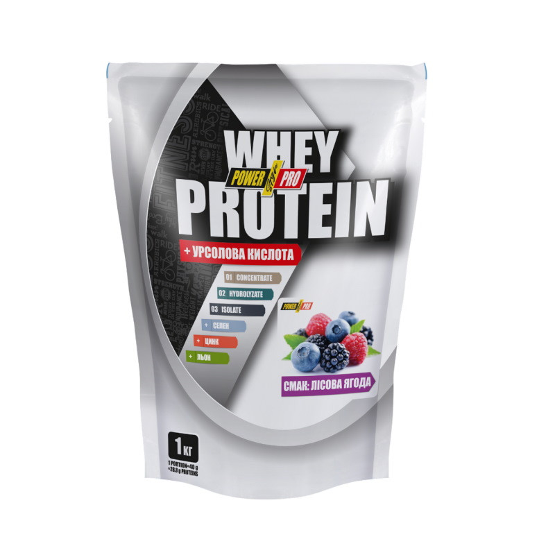 

Протеин Power Pro Whey Protein, 1 кг Лесные ягоды