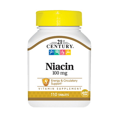 

Витамины и минералы 21st Century Niacin 100 mg, 110 таблеток