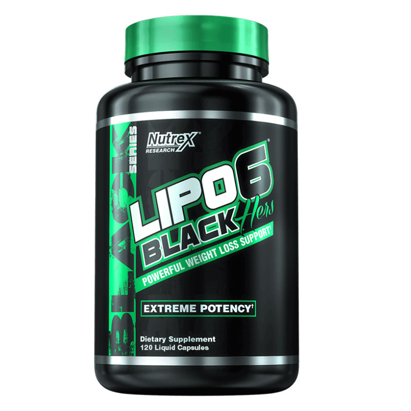 

Жиросжигатель Nutrex Research Lipo-6 Black Hers, 120 жидких капсул