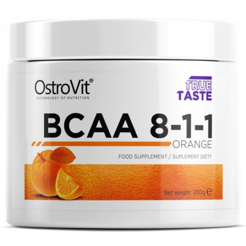 

BCAA OstroVit BCAA 8-1-1, 200 грамм Апельсин