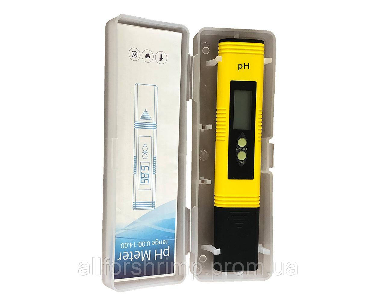 Цифровой pH метр, прибор для измерения кислотности воды (pH-02)