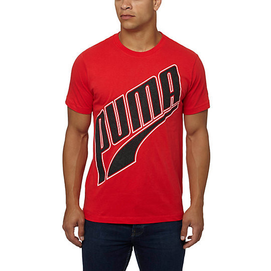 

Футболка с принтом Puma Logo мужская | Красная, Разные цвета