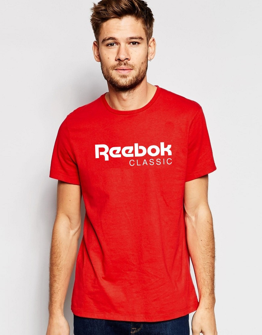 Мужская футболка" Reebok" красная