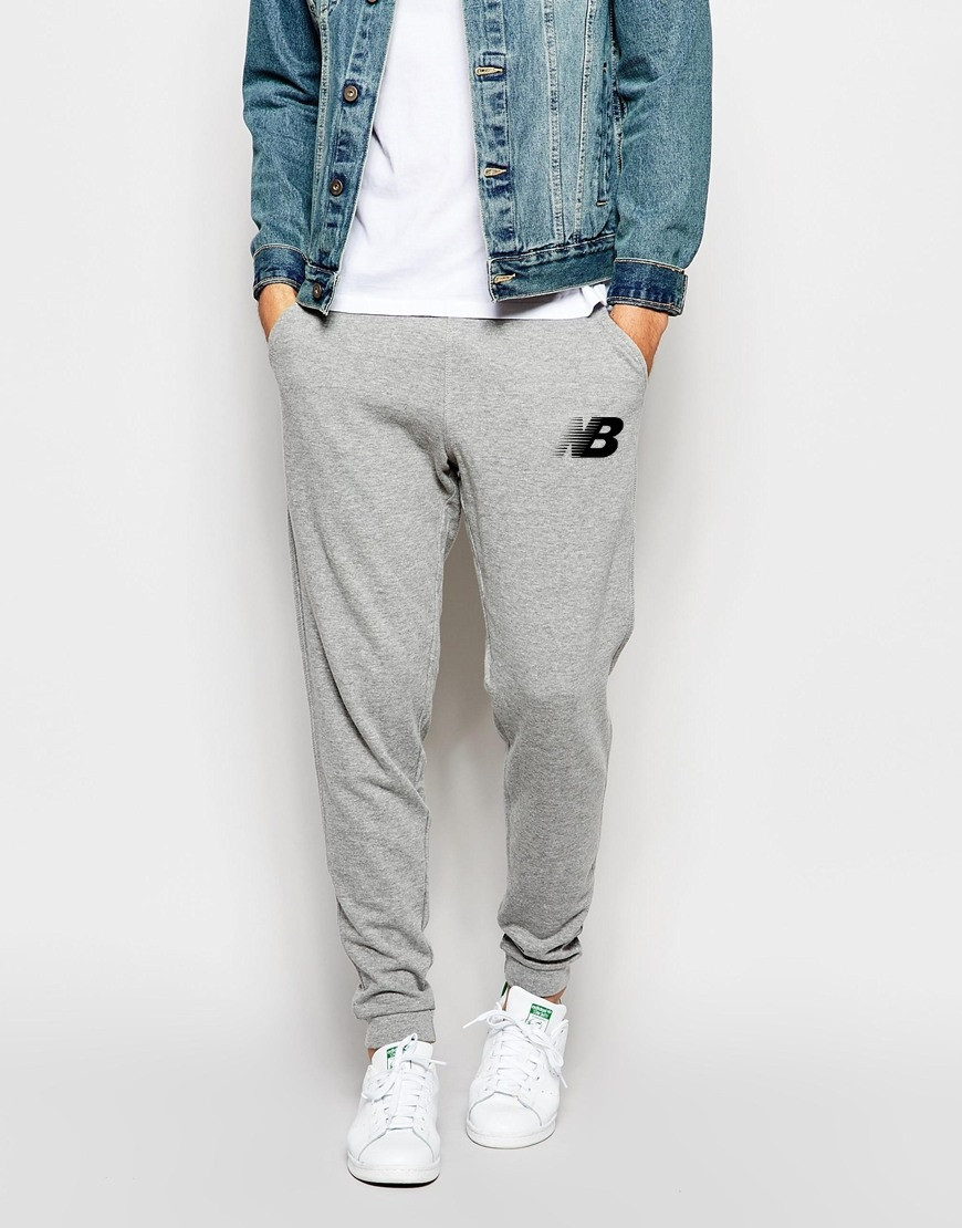Мужские спортивные штаны New Balance серые отменного качества в  интернет-магазине Style Club