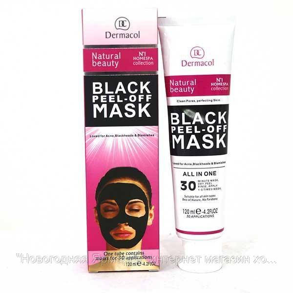 

Маска для лица Dermacol Black Peel Off Mask против угрей и черных точек черная