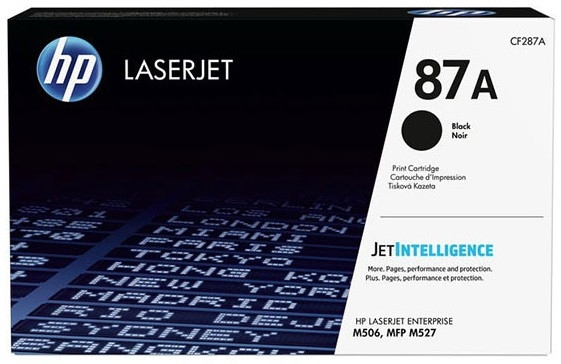

Тонер-картридж HP 87A LJ M506/M527 Black 9000 страниц