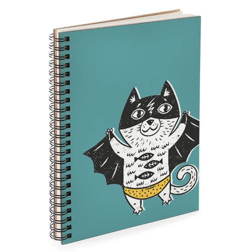 

Блокнот Sketchbook (прямоуг.) BatCat оригинальный подарок прикольный