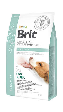 Brit Veterinary Diet Dog Grain free Struvite 12 кг - беззерновая дієта при СКХ, фото 2
