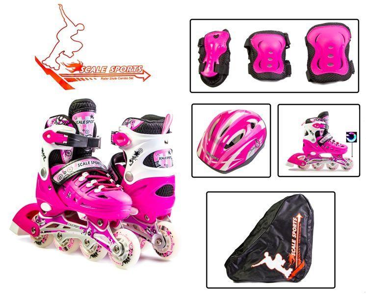 

Комплект Ролики детские раздвижные Scale Sport Pink размер 34-37 (SD Combo Scale Sports pink M)