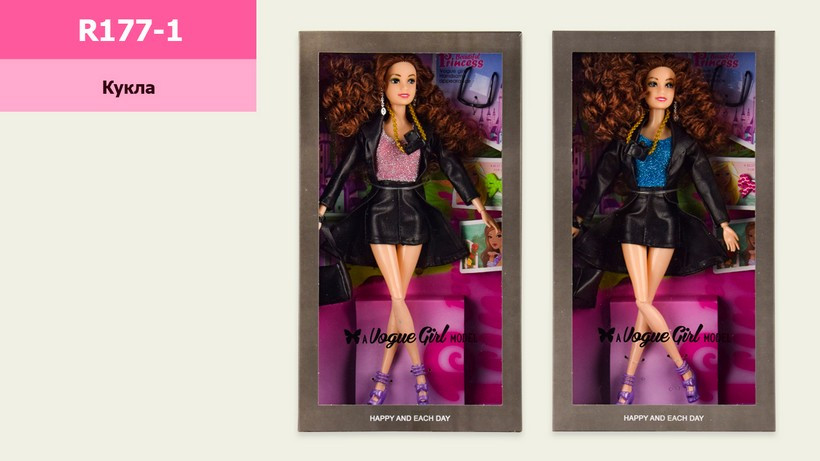 Кукла типа Барби R177-1 шарнирная, 2 цвета, р-р игрушки 29 см