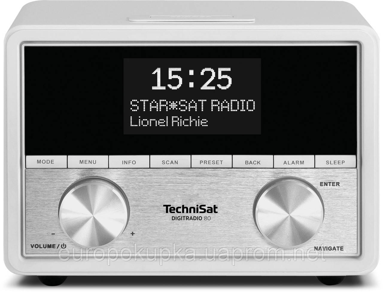 

Стационарный радиоприемник-часы TechniSat DIGITRADIO 80 DAB+ Белый (0001/4959)