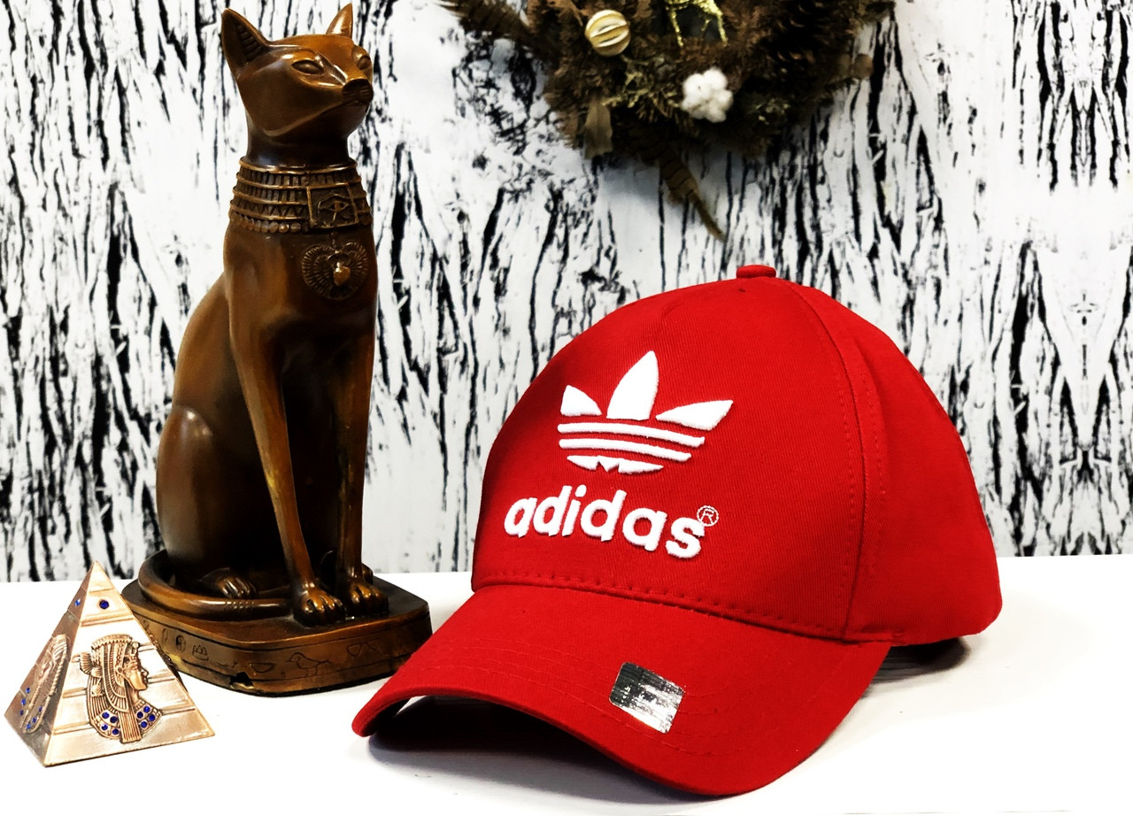Бейсболка мужская кепка Adidas красная реплика