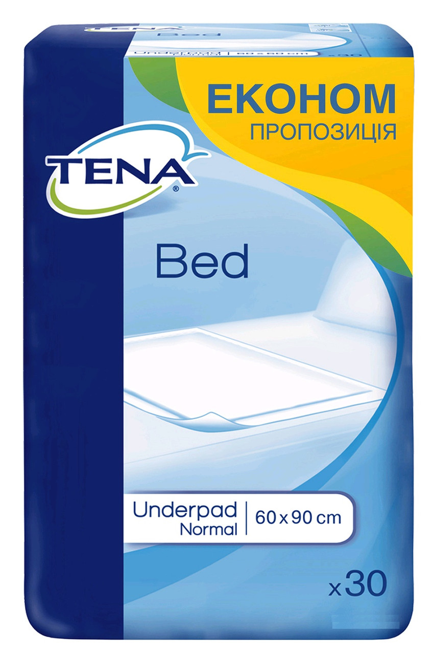 

Tena пеленки одноразовые впитывающие Bed Normal 60x90 30 шт