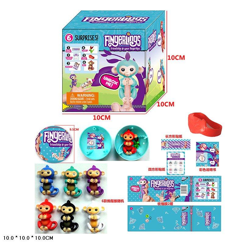 

Герои Fingerlings 21641 (120шт) герои в шаре, 6mix, в коробке 10*10*10см