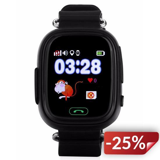 

Детские часы с GPS Smart Baby Watch Q90-PLUS Черные