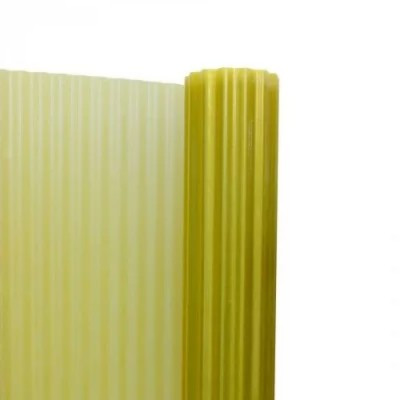 Шифер 👷 прозрачный Волнопласт гофрированный  светло-желтый
