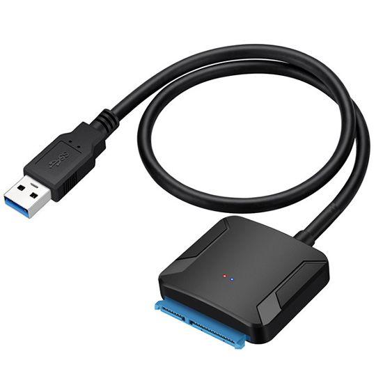 Переходник для Жесткого Диска USB 3.0 - SATA, 2.5", 3,5" Без Блока Питания  SSD Жесткий Диск Конвертер Адаптер — в Категории "Кабели для Электроники"  на Bigl.ua (1184675379)