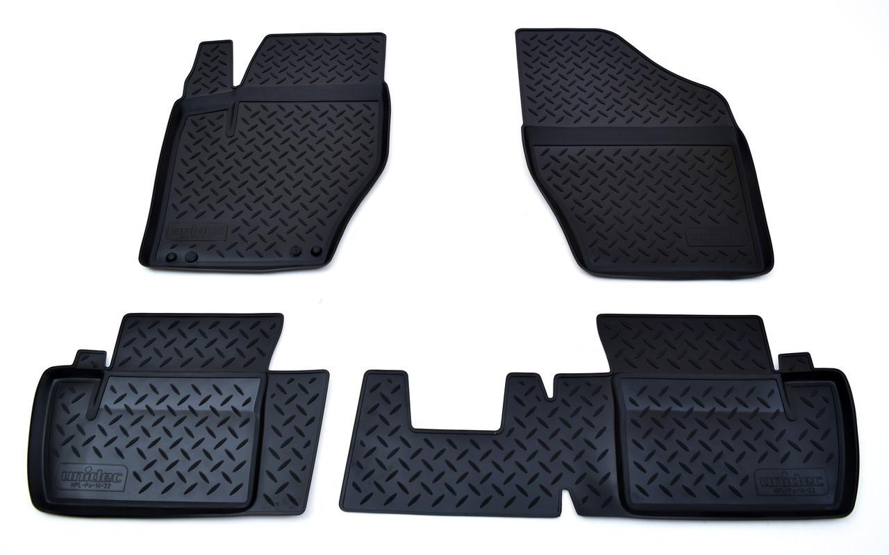 

Ковры салона Citroen C4 HB (10-) (полиур., компл - 4шт) NPL-Po-14-22, Черный