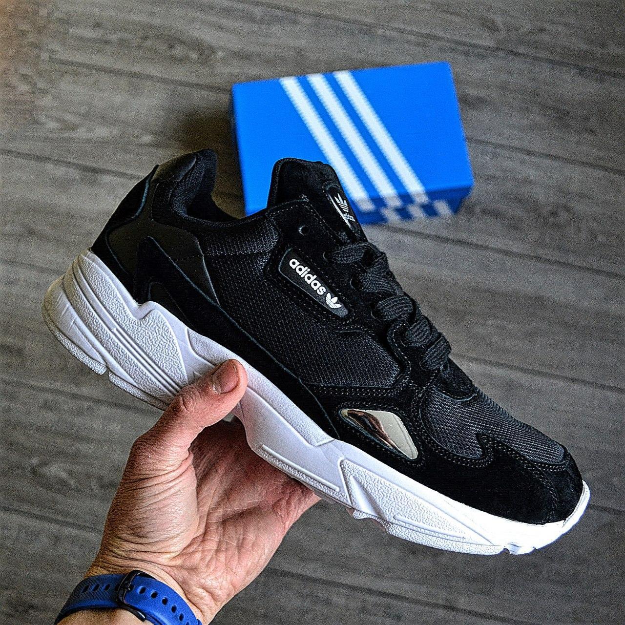 

Мужские кроссовки Adidas Falcon DE036 Black&White, Черно-белый