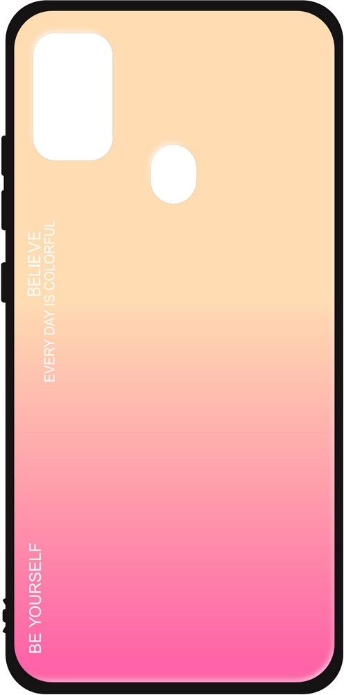 

Стеклянный Чехол Samsung Galaxy M21 M215 (Glass Case) Золотой