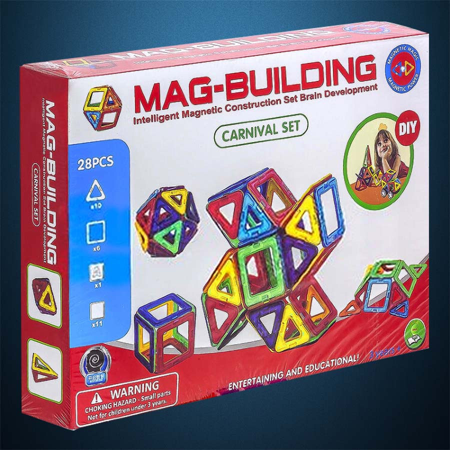 

Магнитный конструктор Mag Building 28 pcs, Магнитный конструктор Mag Building, Магнитный конструктор, Mag Building,