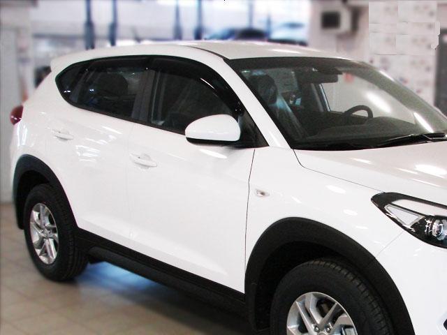 

Дефлекторы окон (ветровики), темные к-т 4 шт. (EGR) - Tucson - Hyundai - 2015